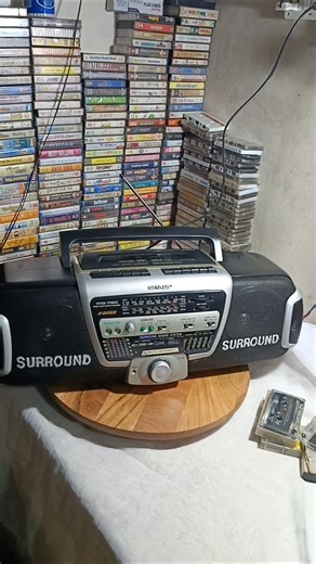 #old sharp recorder casset radio recorder stereo cute boombox#shortsviral #YouTube viral