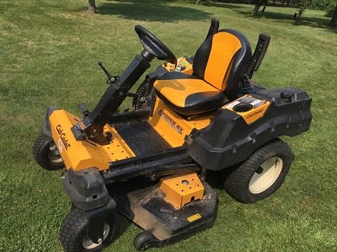 CUB CADET Z-FORCE SX ZERO-TURN RIDER 48" cut Kawasaki FR730V engine PART 1