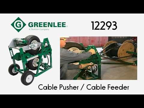 Greenlee 12293 Cable Pusher/Cable Feeder