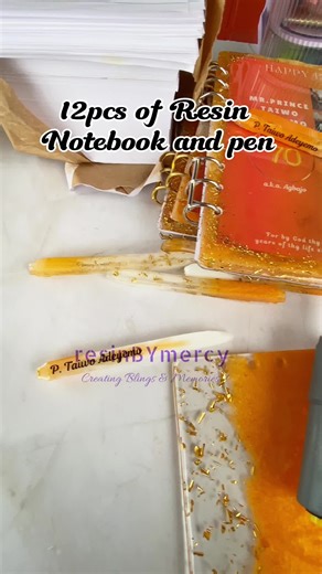 Resin Notebook Not your usual type of gifting😍🤭 Our client ordered 12pieces of A5 resin notebook and pen for a 70th birthday. We have variety of unique and affordable resin piece you could gift a friend or loved ones today.❤️🫠🫧 ✨Notebook cover lasts very long and a lifetime if properly used. ✨Refillable leaves #giftbox #giftideas #resin #resinartist #resincrafts #epoxy #epoxyresin #epoxyart #resinshelf #resinart #resinbymercy #fyppp #viralditiktok #smallbusinesscheck #smallbusinessowner #for