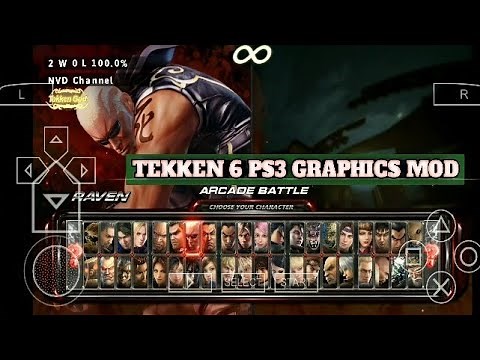 TEKKEN 6 MOD FHD TEXTURES/PS3 TEXTURES - TEKKEN 6 PPSSPP