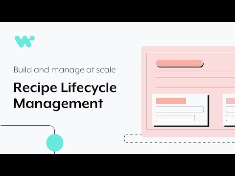 Recipe Lifecycle Management and CI/CD | Product Demos