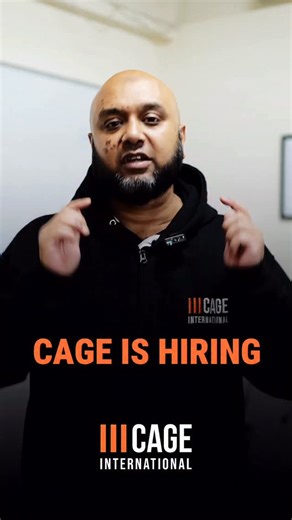 If you’re passionate about helping CAGE continue fighting for justice, then apply to join our team as a fundraising officer today! Applicants must be based in the UK. Apply now and be part of the movement! https://www.cage.ngo/about | CAGE International