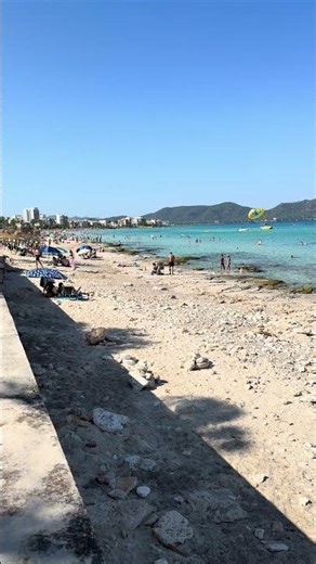 Cala Millor Strand - südlicher Abschnitt #mallorca #beach #mallorcavlog #calamillor #vivamillor