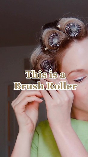 Vintage 1960s Hair Roller Set Tutorial