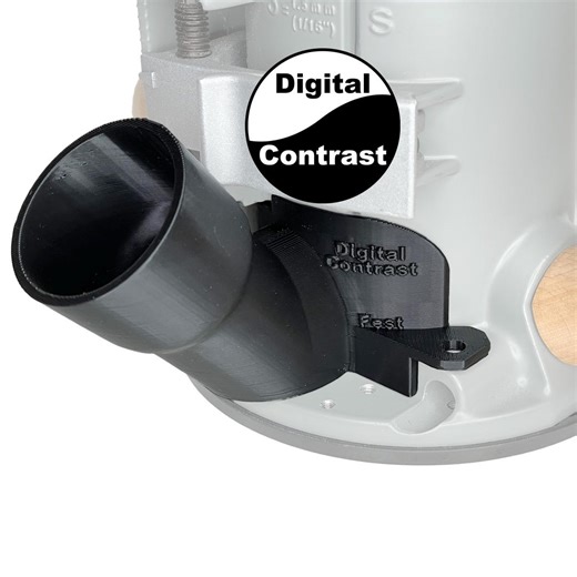 Bosch 1617 Router Hose Adapter, Snaps in on the Back, Multiple Sizes, 3D Printed, RA1161 Fixed Base and RA1165 Fixed Base - Etsy