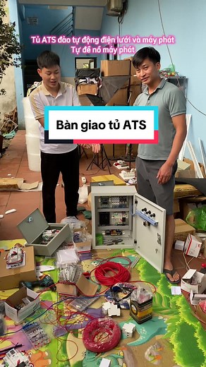 Bàn giao Tủ ATS tự động đảo nguồn điện lưới và máy phát