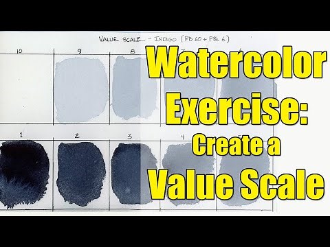 A "Valuable" Exercise: Create a 10-Step Value Scale in Watercolor