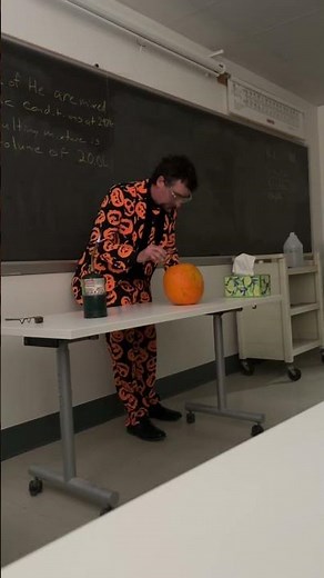 Chemical Demonstrations: More pumpkin explosions!
