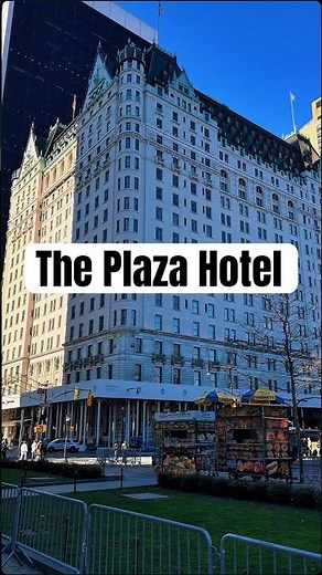 The Plaza Hotel | New York City #hellofromnyc #plazahotel #hotel #nyclandmarks #newyorkattractions