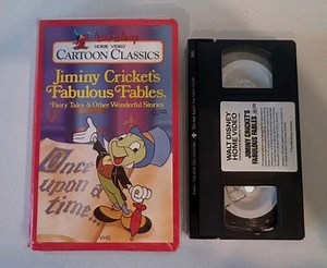 Walt Disney Home Video Cartoon Classics Jiminy Crickets Fabulous Fables Rare VHS  | eBay Australia
