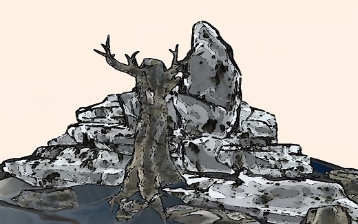 【C++/OpenGL】非真实感渲染NPR的几种效果 Demo（铅笔画/油画/水墨）