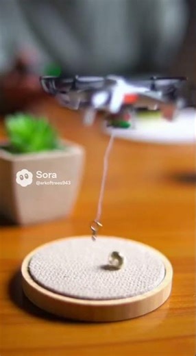 Smallest drone that carries a tiny payload. #ai