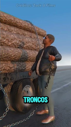 ¿Pueden salir volando los troncos de un camión? Esto dice la física