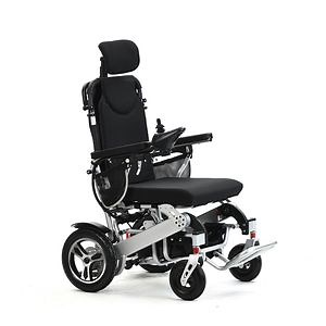 Lightweight Portable Handicapped Power Wheelchair Auto Folding Reclining Electric Wheelchair