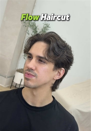 Natural middle part flow with texture and layers #chicagobarber #schaumburgbarber #stcharlesbarber #elginbarber