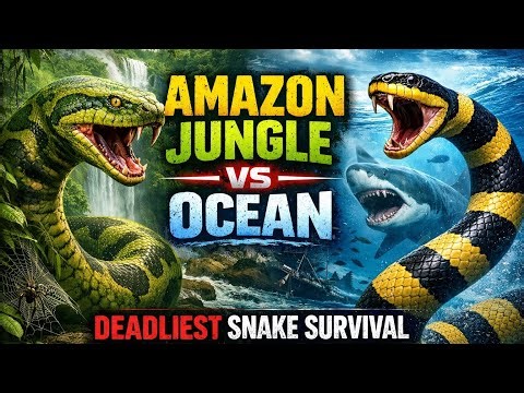 World’s Most Dangerous Snakes: Amazon Jungle vs Deep Ocean Survival