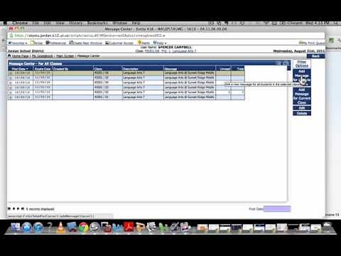 Emailing Students and Parents in Skyward