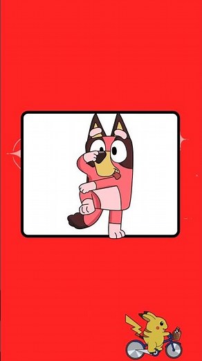 🎨 Bluey teaches the Colors 🌈 | Learn the Color Red