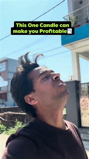 V pattern breakdown candle