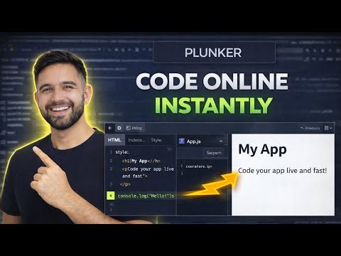 Plunker Tutorial for Beginners: Build, Save, and Share Web Apps Instantly