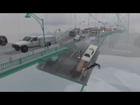 FINAL DESTINATION 5 BRIDGE COLLPASE - ROBLOX [PART 3] Bridge collapse scene