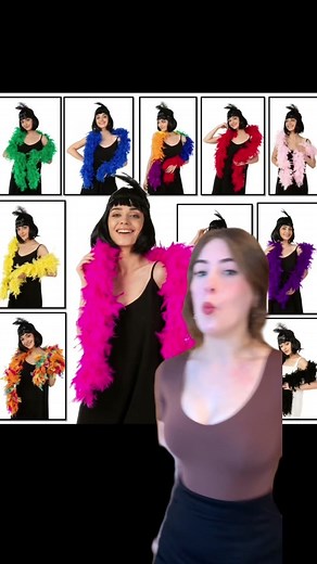 The evolution of the ✨feathered boa✨ #1920s #fashionhistory