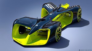 Roborace autonomous race car concept revealed