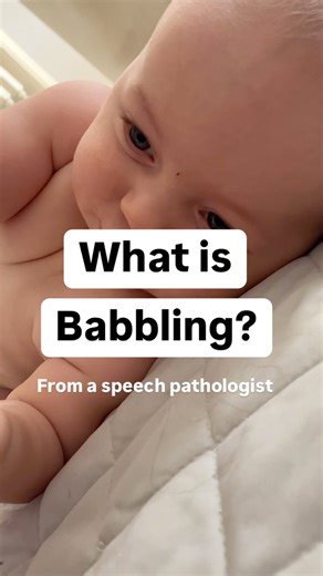 Kristiana Roberts | Speech Language Pathologist | 👶🏼 Babbling is your baby’s way of practicing and developing early language skills. When babbling, your baby will make consonant-vowel or... | Instagram