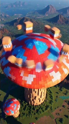 Slime Blocks in MID AIR! #shorts