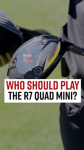An option off the tee for players of various skill sets and swing speeds! How does the R7 Quad Mini Driver compare to the Qi35 3-Wood? Find out here: https://bit.ly/4oh1qVY #2ndswinggolf #golf | 2nd Swing Golf