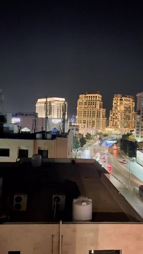 Exploring Nighttime Cityscapes in Amman, Jordan