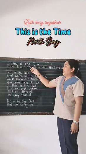 Let's sing together This is the Time #mathsong #education | Teacher Anne