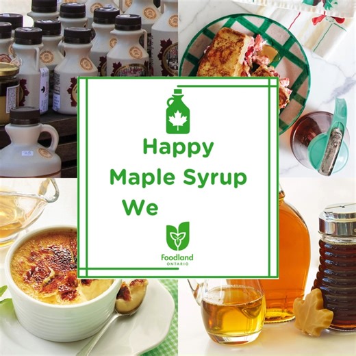 6.1K views · 19 reactions | Happy Maple Syrup Weekend! This weekend is a great opportunity for your family to learn about maple syrup production and see first-hand how maple syrup is made. https://bit.ly/3IKIxa6 #loveONTfood Ontario Maple Syrup | Foodland Ontario | Facebook