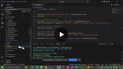 #fullstack #fastapi #nextjs #claudecode #ai #neondb #webdevelopment #hackathon #softwareengineering #betterauth | Muhammad Shoaib