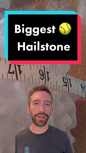 Largest Hailstone Recorded in the US