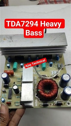 TDA7294 12V Powerful Amplifier Board | Bass Test 🔥⚡ TDA7294 12V Extreme Bass Test #7294