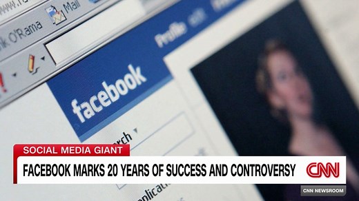 Facebook marks its 20th anniversary after the social media giant was founded by Mark Zuckerberg. Read more: https://cnn.it/42oZRuU | CNN
