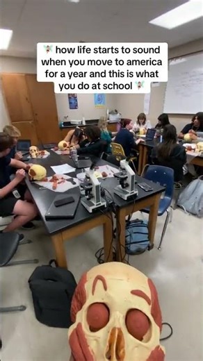 my forensic science class #exchangestudent #exchangeyear... #Shorts #violabernard_