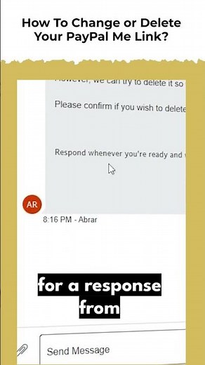 Change/delete paypal.me link Tutorial