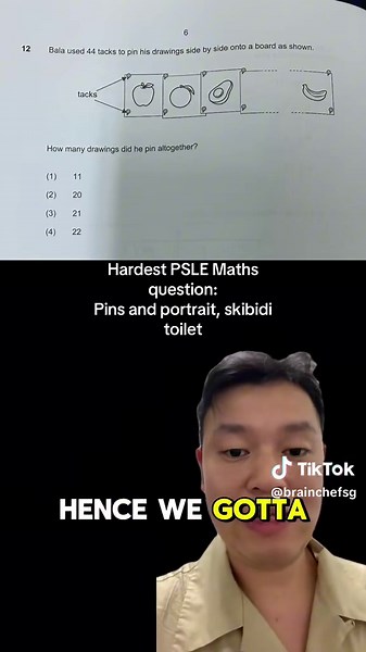 Hardest PSLE Maths Question: Portrait Pins Explained