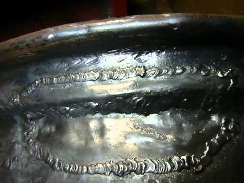 Home Shop Tips No. 13 part 2 - Welding a rusted out tractor rim