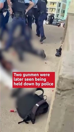 Bondi Beach shooting: Police arrest two as beachgoers flee amid multiple shots being fired