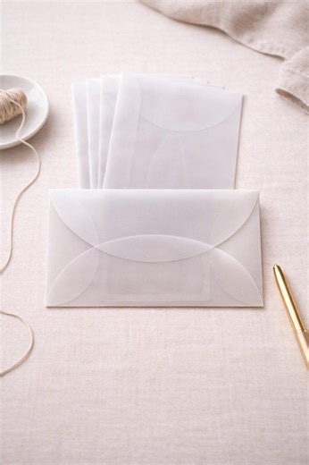 Parchment Envelopes DIN Long (22 X 11 Cm) Transparent – for Wedding Invitations, Baby Announcements and DIY Projects - Etsy