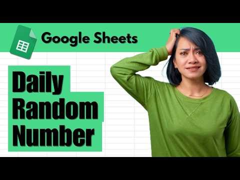 Daily Random Number That Never Changes in Google Sheets