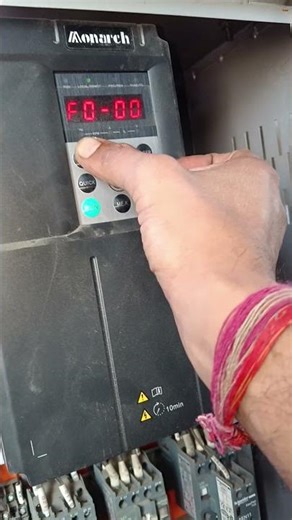 Monarch VFD parameter setting 😍# elevator controllers and gearless drive technology👍