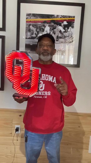 Hey Sooner fans, check out this new OU Infinity LED light we’ve just added online! Available for $80 in my online shop. Click the link below to shop now. BOOMER!!! https://shop.billysimsbbq.com/products/oklahoma-sooners-infinity-led-logo-light?variant=51150977106232 | Billy Sims