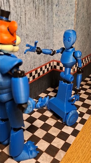 S.T.A.F.F. BOT FINISHED🔥 #fnaf #fivenightsatfreddys #freddy #securitybreach #diy