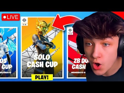 SOLO CASH CUP TOURNAMENT! (Fortnite)