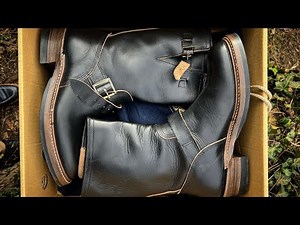 John Lofgren Wabash Engineer Boots in Black Chromexcel (FOR SALE size 8D)